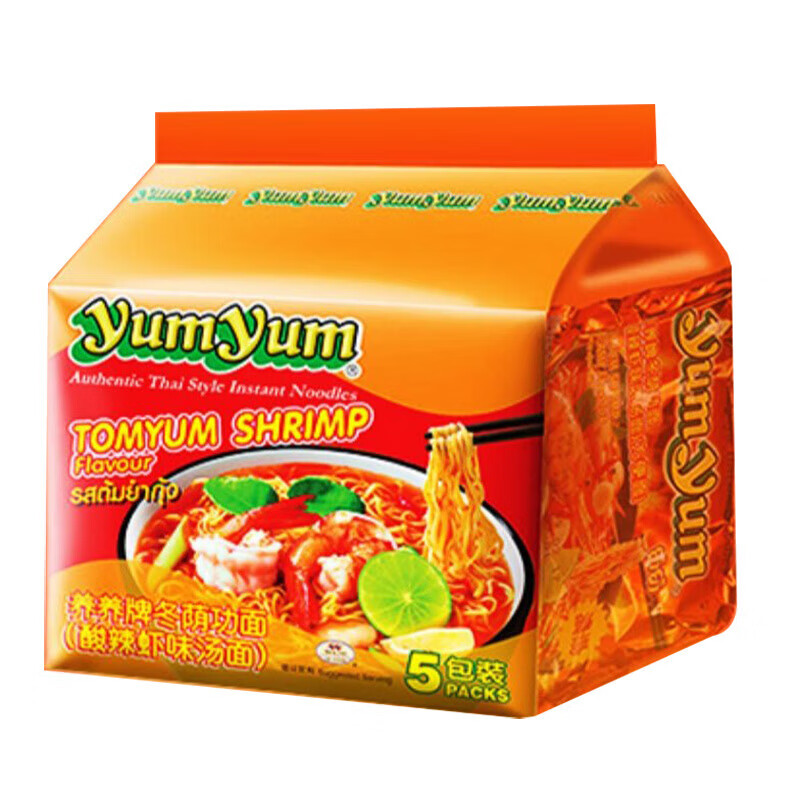 宜享健康养养泰国进口养养牌冬阴功方便面泰式酸辣虾味浓汤泡面拉面