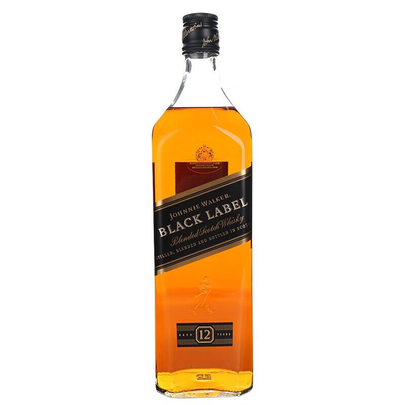 000plus会员:尊尼获加(johnnie walker)黑方黑牌 12年 调和型