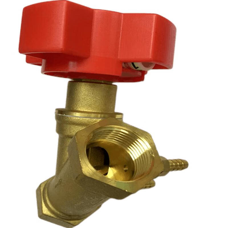 静态流量调节阀黄铜丝扣平衡阀手动双向数字锁定平衡阀dn20 25 32 铜