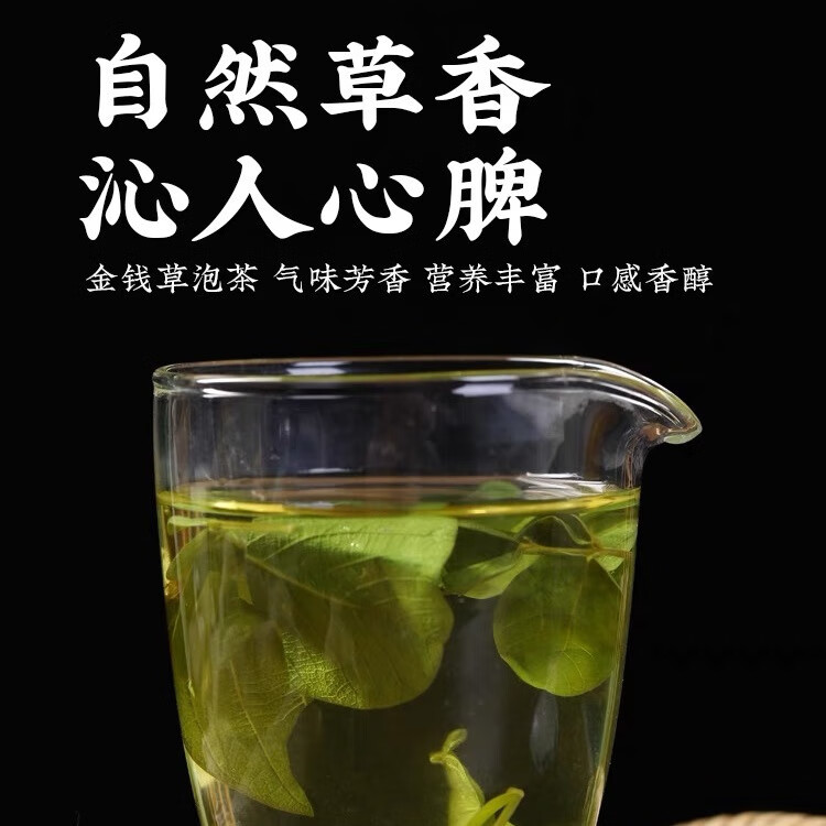 悟倪堂金钱草正宗广西金钱草茶新叶嫩叶中药材金钱草养生茶 颗颗精选饱满无杂质 金钱草[2大罐-净重120克