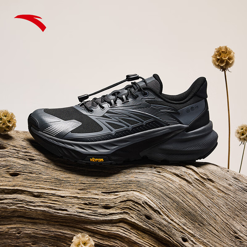 安踏户外探野2代跑步鞋VIBRAM大底越野跑鞋女鞋耐磨抓地徒步鞋运动鞋