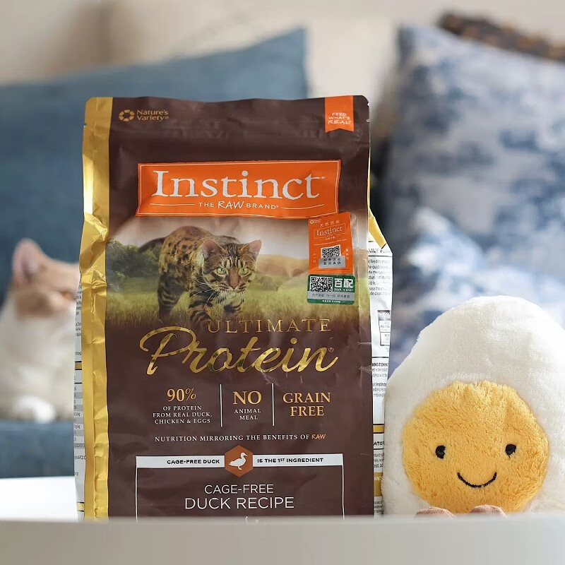 生鲜本能（instinct）百利猫粮百丽高蛋白无谷10磅/4.5kg成猫进口粮防伪验证 10磅金装百利高蛋白 (25年8月)鸡肉9.07斤左右