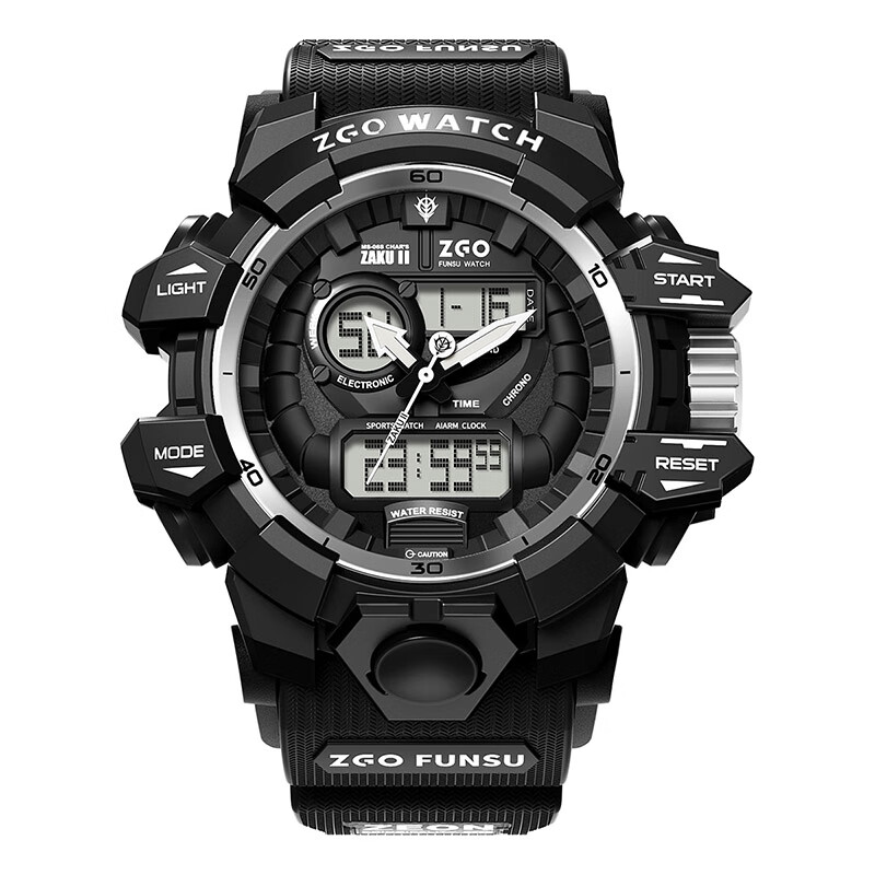 正港(zgo)高达 手表男学生电子表初高中生青少年防水运动手表男 870