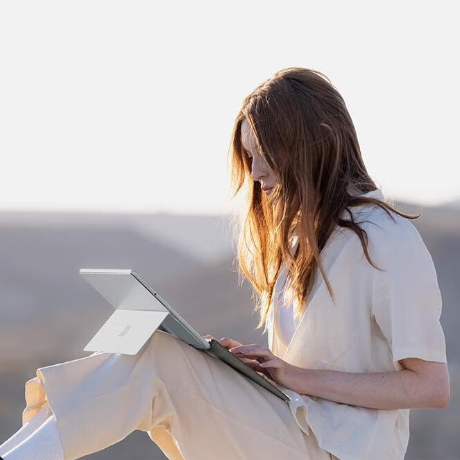 微软Surface Pro7/7+/6/5/4/3原装键盘盖 原厂磁吸键盘 12.3英寸平板 灰钴蓝键盘|盒装|店保一年