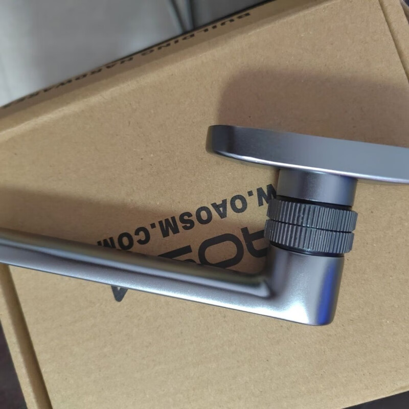 霍曼儿童安全锁把手带锁纱窗一体儿童保险旋钮电解执手方轴门窗