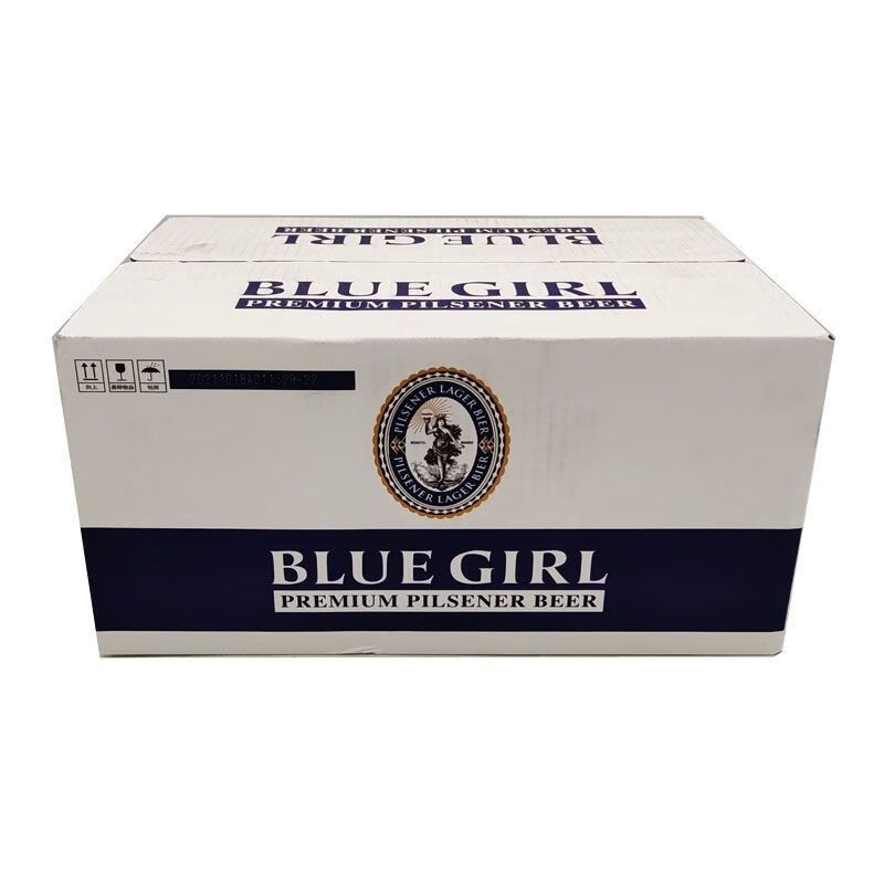 蓝妹(bluegirl)啤酒bluegirl国产200ml 24瓶整箱德国工艺 醇香浓郁