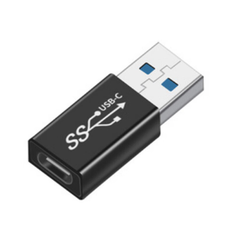 Typec母转USB30转接头USBC转USB母转换头电脑手机键盘鼠标OTG Type-C母转USB3.0A公转接头-1个装 京东折扣/优惠券