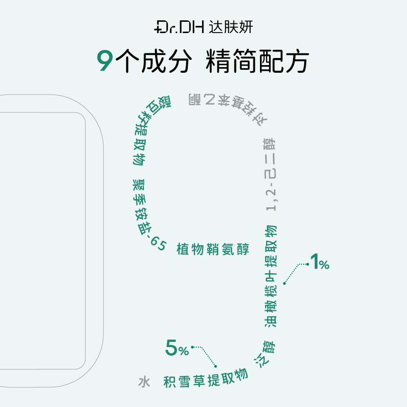 达肤妍B5面膜PRO补水长效保湿滋润维稳锁水 B5面膜1盒(10片)+喷雾100ml