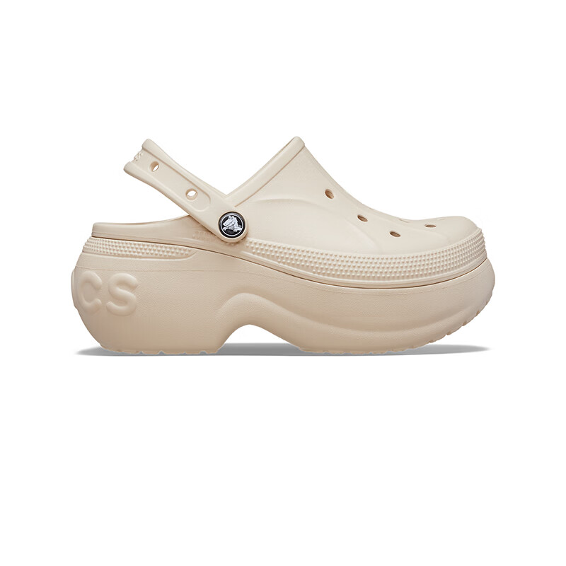 卡骆驰（CROCS）贝拉洞洞鞋沙滩鞋包头女鞋厚底拖鞋|210062 冬日白 -11S(含智必星） 37 (230mm) 38