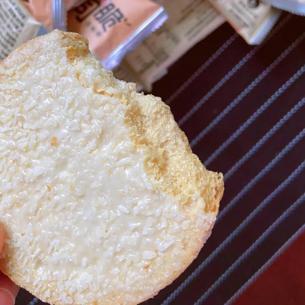 隽颜堂辰颐物语椰蓉吐司脆2斤礼盒装特价 奶香十足椰子脆片散装常温