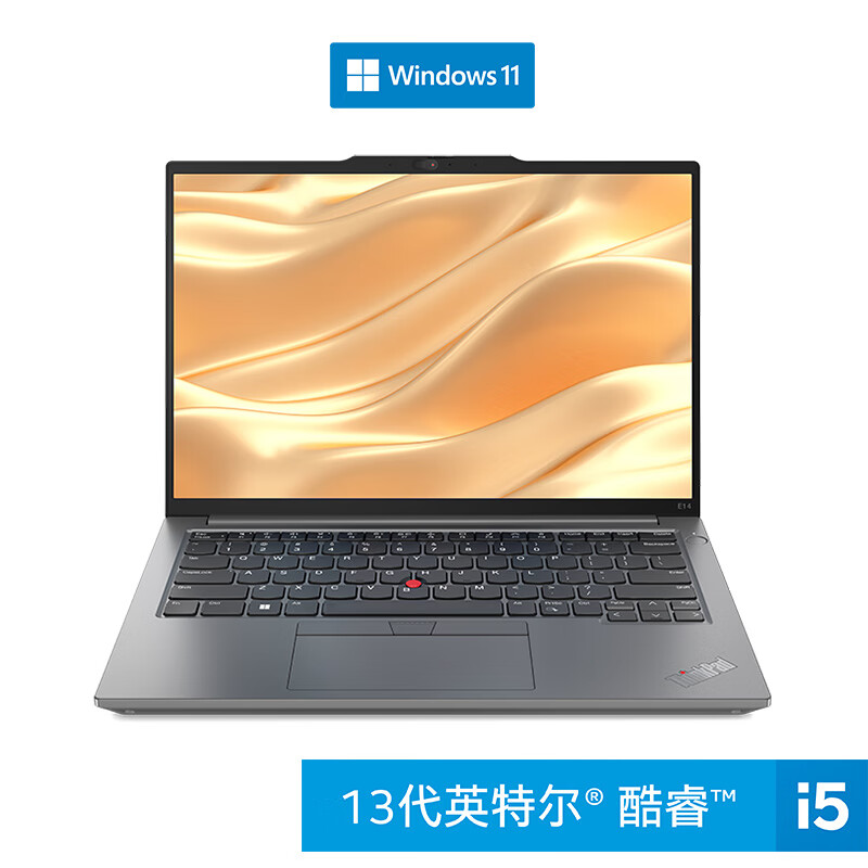 联想（LENOVO）ThinkPad  E14 2023 英特尔酷睿i5 经典商务本 银色 ThinkPad E14 14.0英寸 英特尔®酷睿i5 32G/1TB/2.2K IPS/UHD