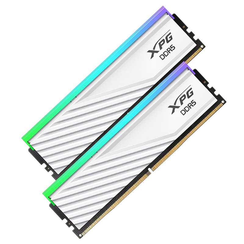 威刚（ADATA）32GB(16GBX2)套装 DDR5 6000 台式机内存条 海力士A-die颗粒 XPG龙耀D300G（白色）C28