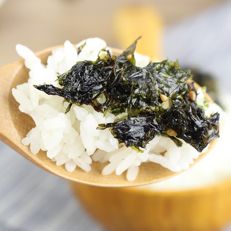 朗小贝炸拌海苔三角饭团海苔韩国拌饭海苔碎紫菜即食海苔儿童零食 70