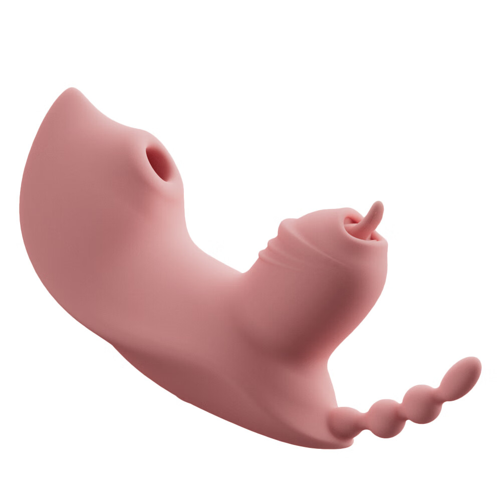 ROSELEX跳蛋穿戴式吮吸舌舔震动情趣用品女生调情神器 吸吮舔巢穿戴跳蛋- 小程序粉色