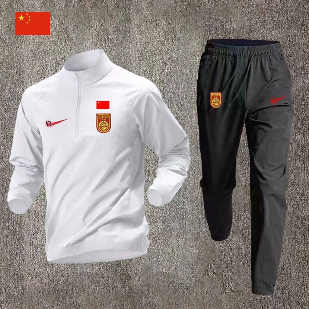 炫逐中国队球衣训练服国家队7号武磊郑智男女长袖足球服运动套装hxm17