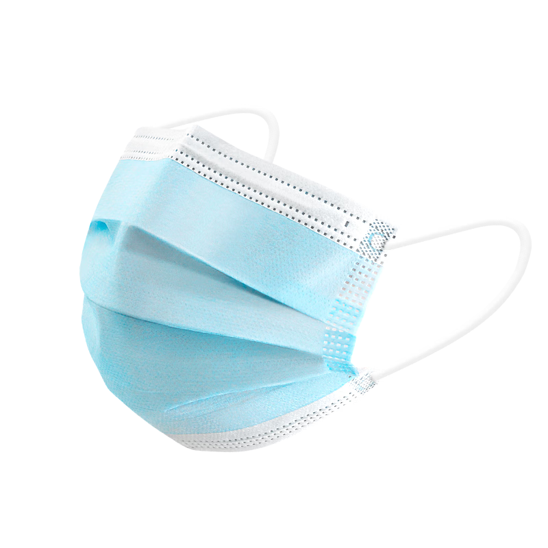可孚50只医用外科口罩一次性独立包装正规品三层成人透气批发 【独立