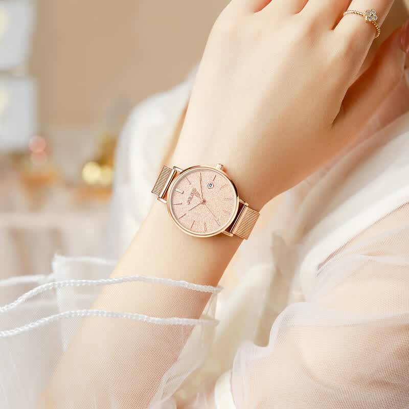 聚利时（Julius）手表女满天星生日礼物情人节礼物送女友生送老婆女士手表JA-1473A