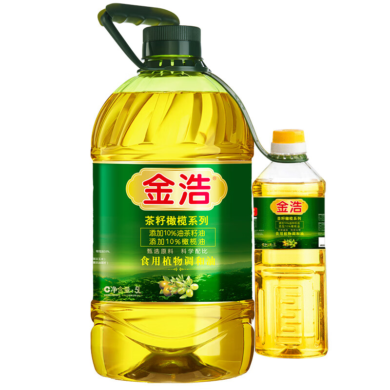 金浩（JINHAO）茶籽橄欖營養(yǎng)調(diào)和油5L+500ml加茶油10% 5000ml