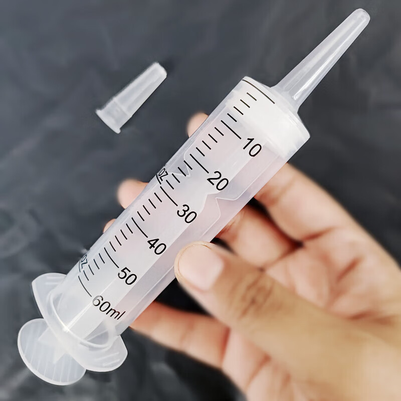 器60ml硅胶针筒给药器喂饭针管鼻饲喂食器冲洗灌肠灌注器流食助推器