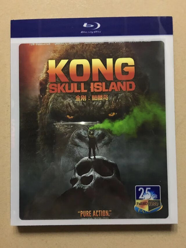 蓝光bd 金刚 金刚骷髅岛25g1080p盒装蓝光碟2005/2017 /2017