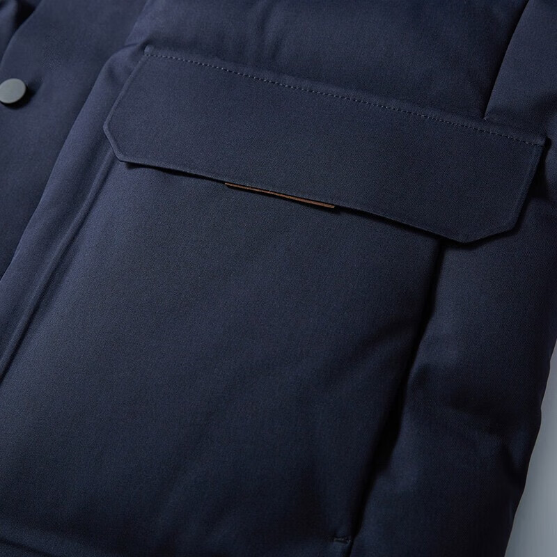 红豆羽绒服男【高充绒量】中长款90鸭绒压胶连帽厚实保暖外套男 S5火山灰 2XL 180/104B