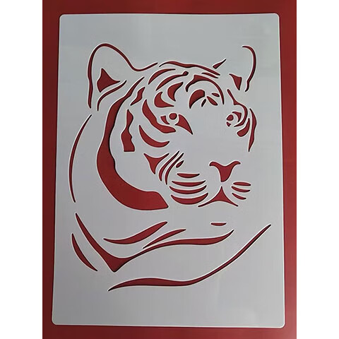 萌念喷漆画模板动物 涂鸦镂空模板创意绘画手绘墙壁喷漆上色diy的