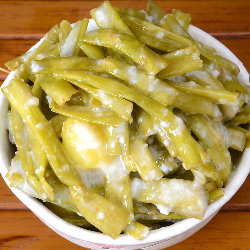 虎钢馋500g酸糟通菜辣椒广西特产酸辣通菜梗农家自制红谷糟辣椒酸