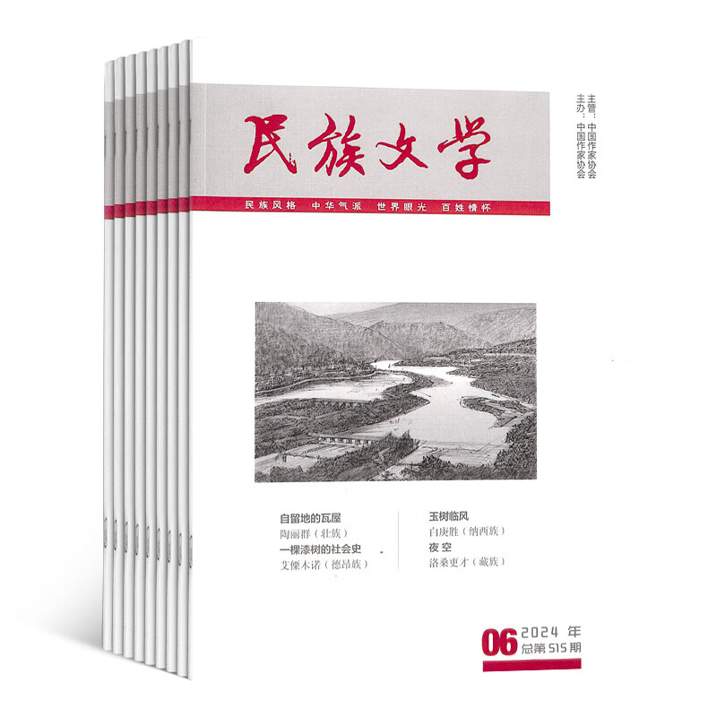【满200减100】民族文学杂志 2026年1月起订 1年共12期 杂志铺 民族文学文化学习交流 少数民族文学刊物