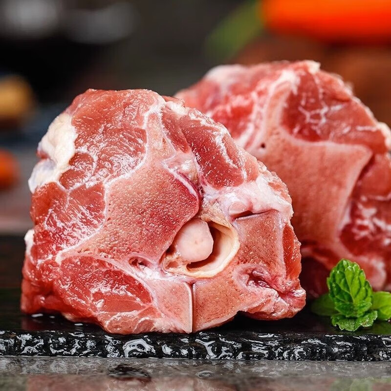 羊小柒 宁夏滩羊肉 生鲜半只年货中秋礼盒羔羊后腿手把肉火锅烧烤食材