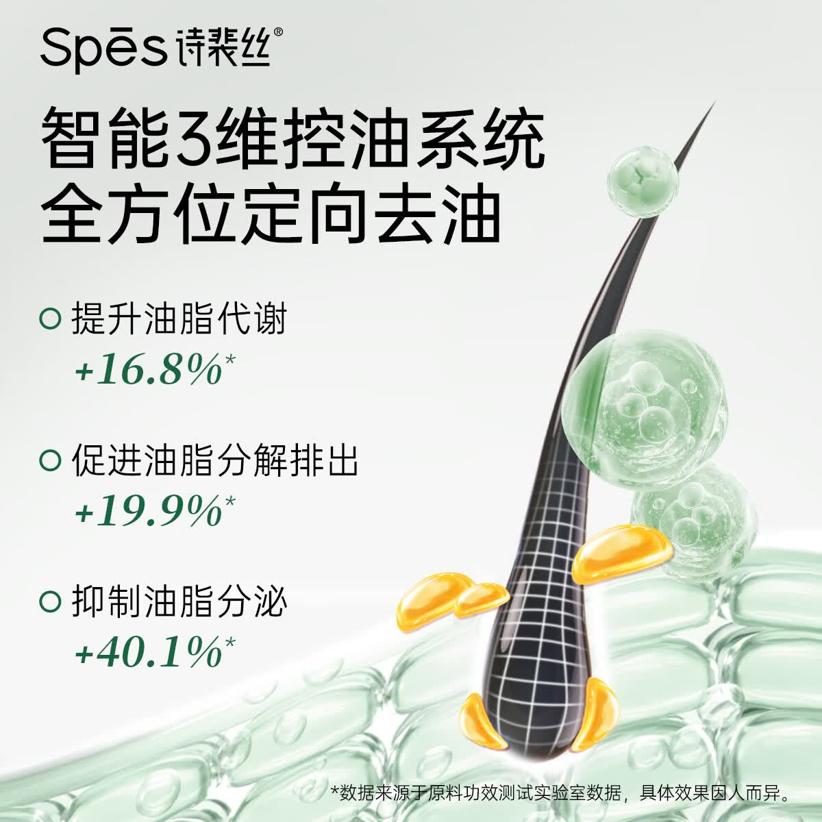 Spes诗裴丝 薄荷 水杨酸洗发水 小分子 控油去屑清爽男士女士洗发露   【实惠囤货装】水杨酸洗发水