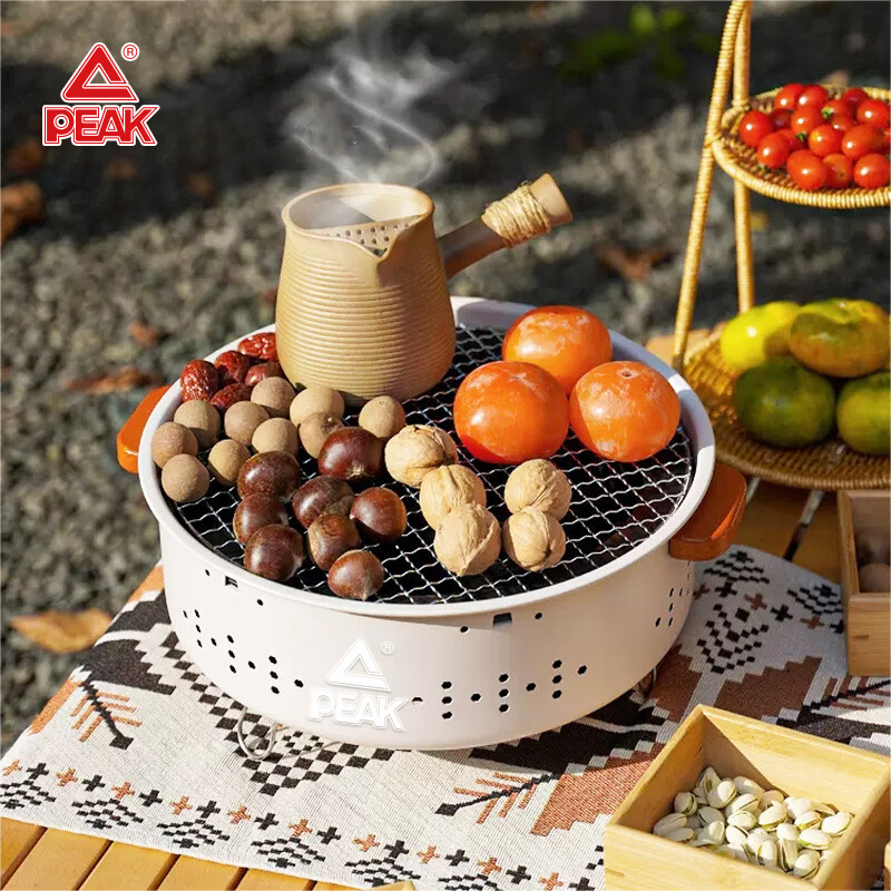 匹克围炉煮茶 烧烤炉家用碳烤炉户外庭院野餐用具室内烤火炉取暖盆 1件