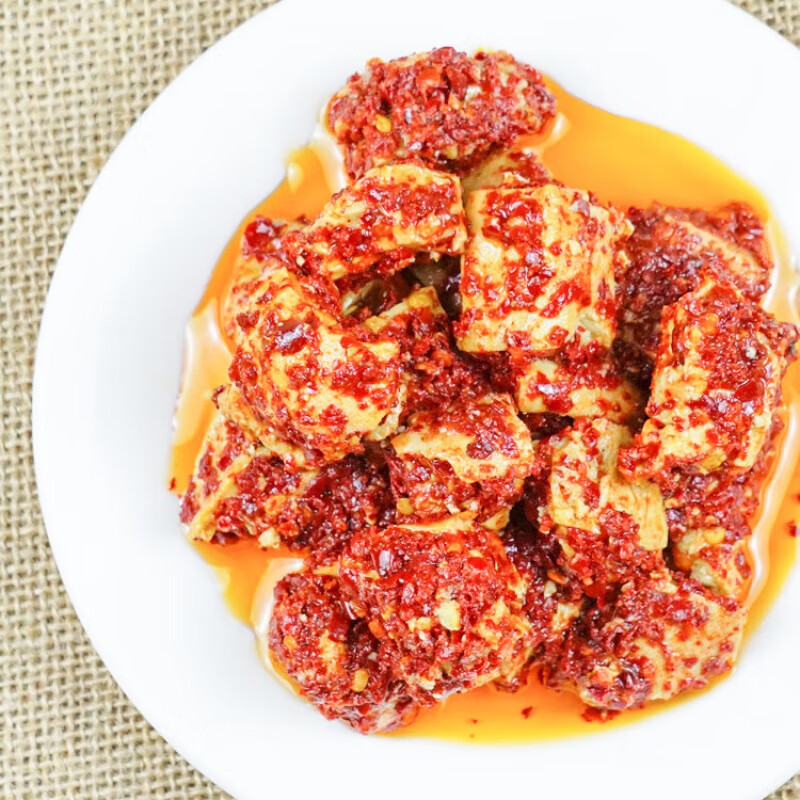 虎钢馋萍乡霉豆腐纯手工制作江西莲花特产上栗豆腐乳香辣下饭菜380g