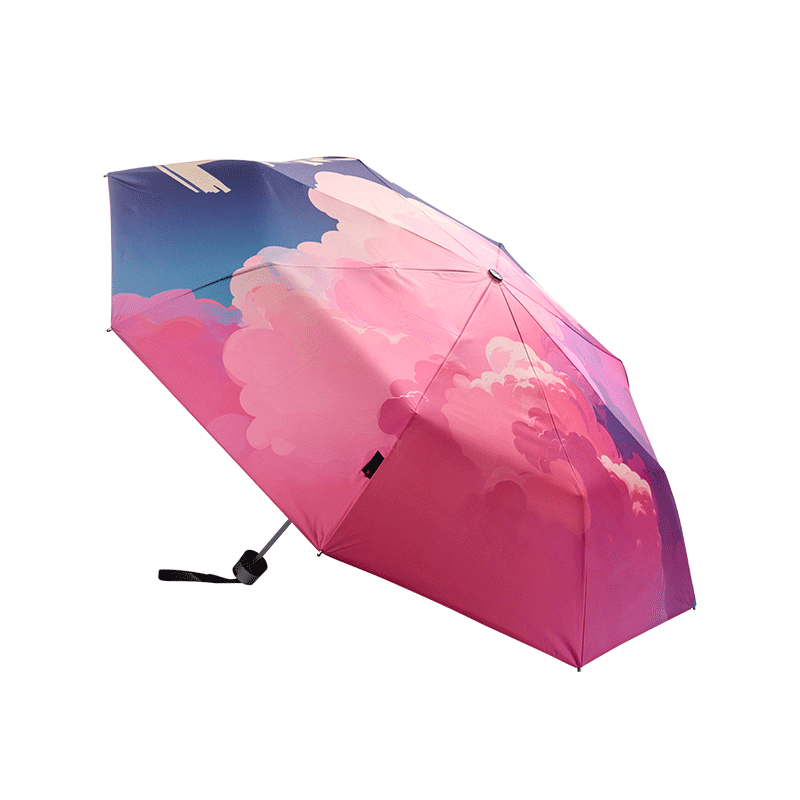 knirps進(jìn)口德國(guó)遮陽(yáng)傘防曬防紫外線黑膠抗風(fēng)太陽(yáng)傘晴雨傘三折女士禮物