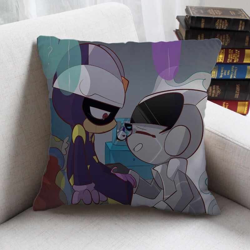 米囹开心超人联盟周边抱枕靠垫定制礼物照片海报游戏儿童玩具 开心