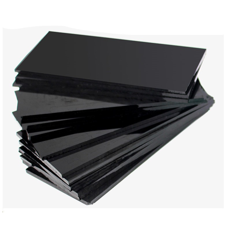 久聚和【高清晰】黑玻璃片电焊面罩护目镜片氩弧焊工电焊帽透明黑玻璃