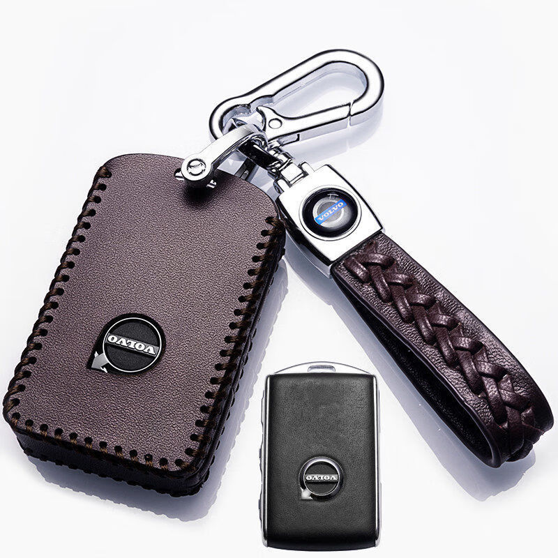 专用2024款沃尔沃s90/b5智逸智远智雅豪华版车真皮钥匙套女包23扣