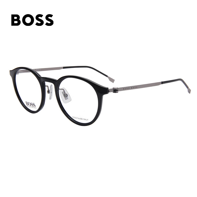 雨果博斯（HUGO BOSS）光学镜框男女款配镜近视眼镜框架可配度数1350F 49MM-T17