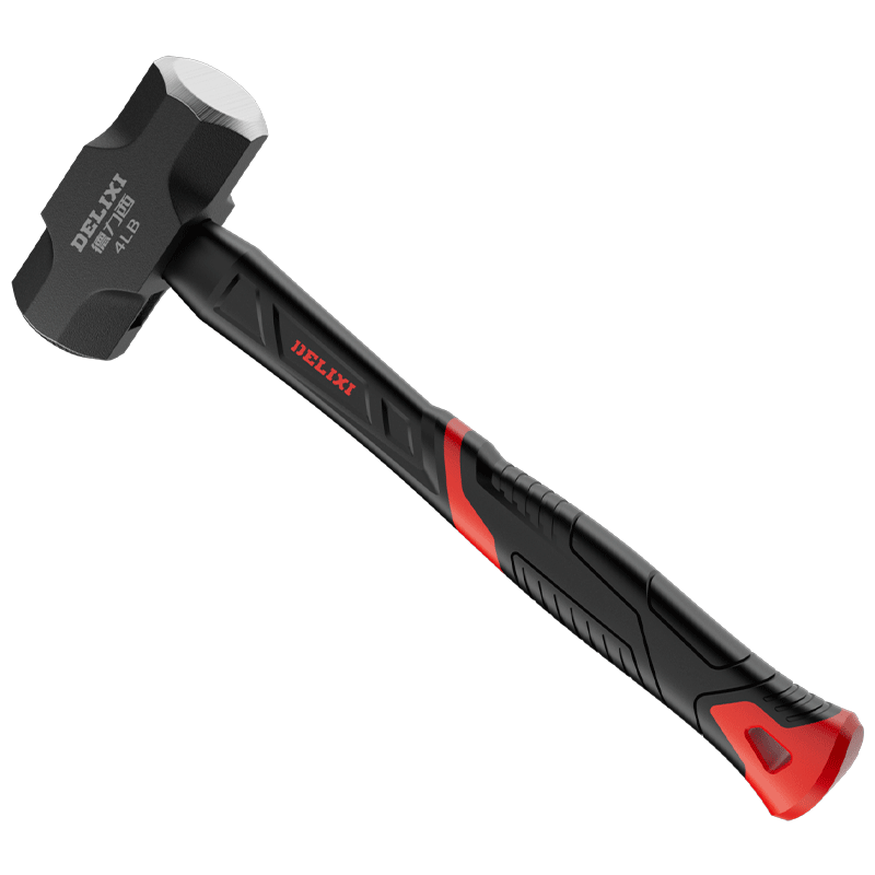 定制锤子八角锤榔头工具实心砸墙锤连体重型手锤一体拆墙大铁适配 2磅