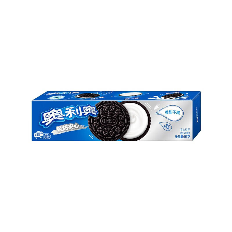 奥利奥水果夹心饼干休闲零食 营养早餐水果味饼干 下午茶网红年货