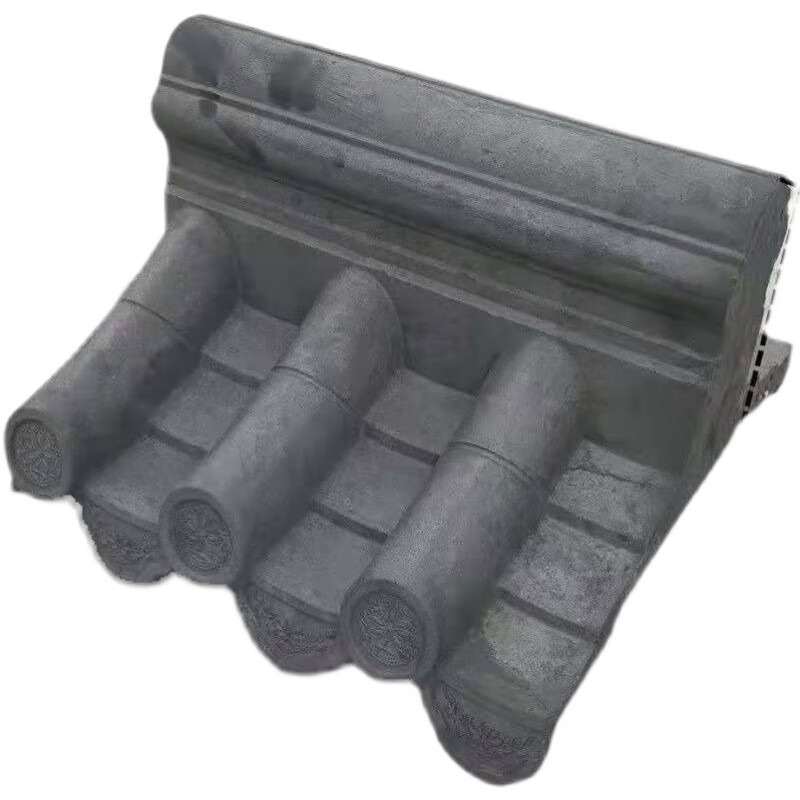 沃辛顿围墙瓦帽单面中式围墙瓦砖雕墙帽单面双面连体墙头帽墙头砖仿古