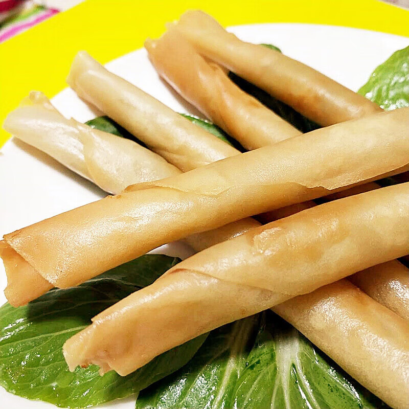 虎钢馋脆皮香葱鳕鱼卷鱼春卷酒店特色油炸海鲜小吃新品早餐夜宵方便