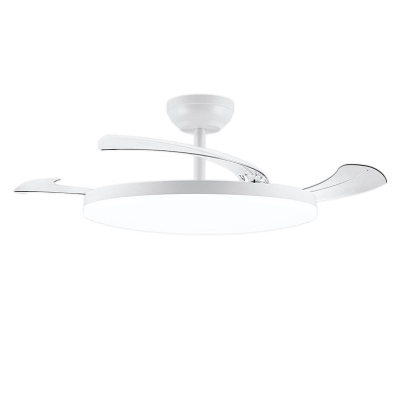 雷士（NVC）风扇灯全光谱护眼级吊扇灯 1级能效IP65防护电风扇卧室客餐厅风扇 白云60瓦无极丨Ra98全光谱