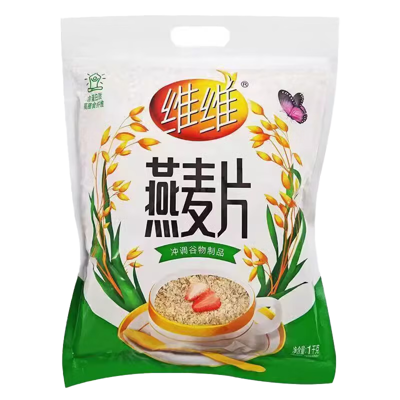 維維燕麥片1000g早餐即食 老人學(xué)生營(yíng)養早餐 代餐沖調谷物制品速食 【1袋】維維燕麥片1000g