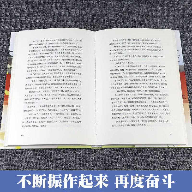 【严选】骆驼祥子初中生原著 老舍 精装典藏 世界经典文学名著 中国人财保险承保【假一赔十】 骆驼祥子