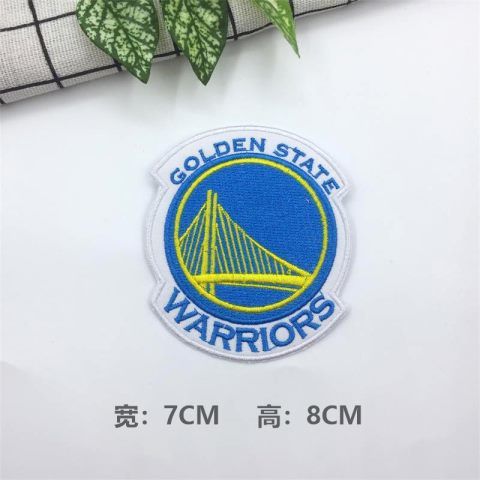 bpe刺绣补丁贴篮球nba篮球队标志湖人勇士篮网快船猛龙衣服刺绣徽章d