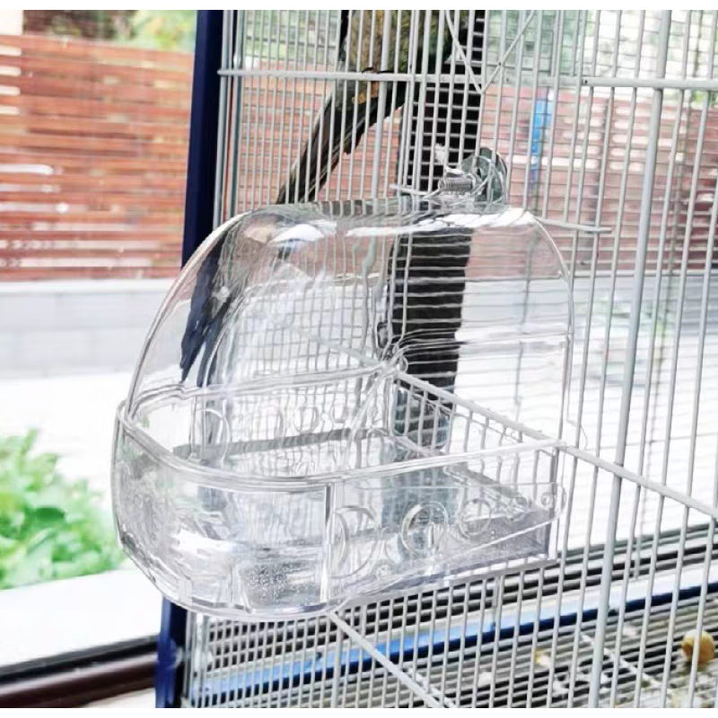 宝宠派鹦鹉洗澡盆大号虎皮牡丹玄风专用浴室鸟洗澡神器鸟笼用品洗澡
