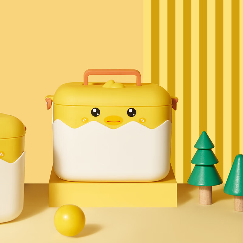 可爱药箱家庭装婴儿童箱全套收纳盒小应急宝宝医药箱 卡通小黄鸭药箱1