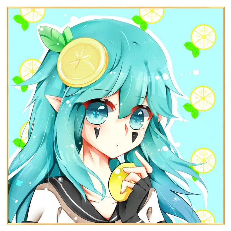 凹凸世界钻石画全员人物高清图片贴画动漫粉丝diy 凹凸世界安莉洁画布