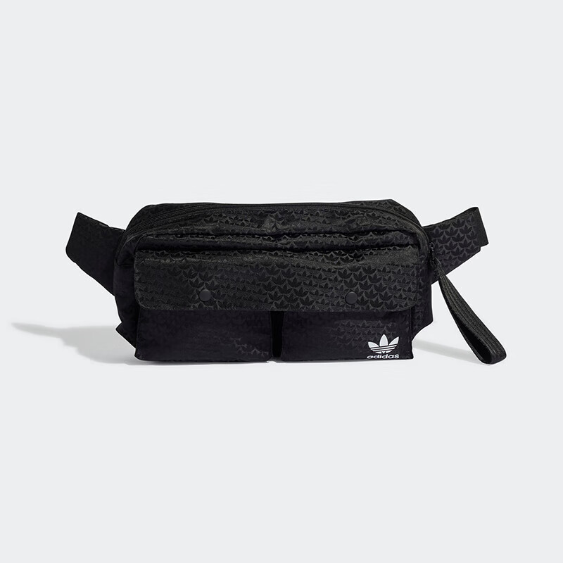 阿迪达斯 (adidas)三叶草腰包男包女包新款轻便携带时尚运动包休闲包