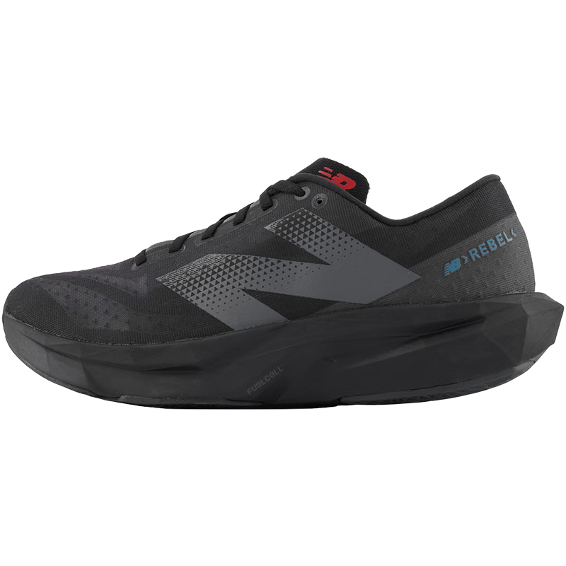 NEW BALANCE NB 官方男鞋女鞋情侣REBEL v4轻量竞速专业跑步鞋 黑色 MFCXLB4 鞋楦D 42 (脚长26.5cm)